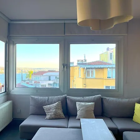Apartment Stylish With Bosphorus View In Besiktas *