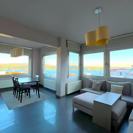 Stylish With Bosphorus View In Besiktas Apartment Istanbul