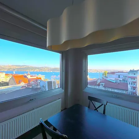 Apartment Stylish With Bosphorus View In Besiktas