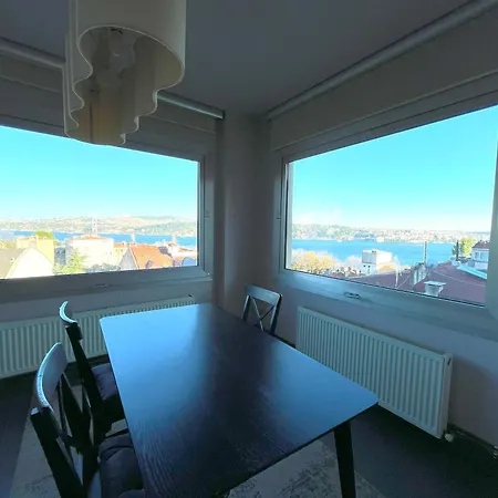 Stylish With Bosphorus View In Besiktas Apartment *